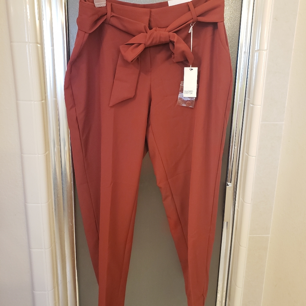 Lane Bryant Skinny Ankle pants, Size 14, Burnt Orange